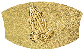 DNSWILL 516 GD SH GD Gold Praying Hands Shimmer Gold
